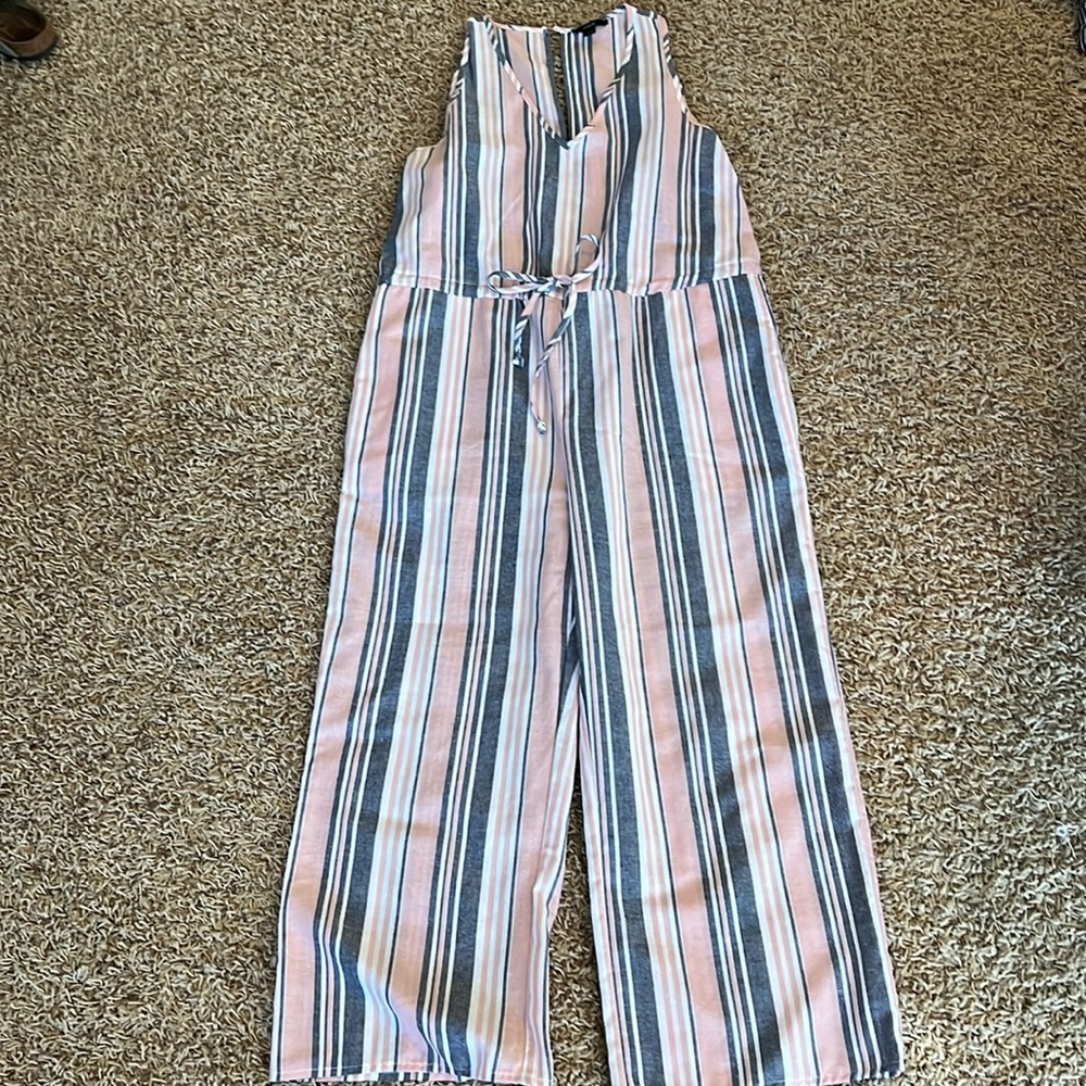 Anthro Drew linen jumpsuit